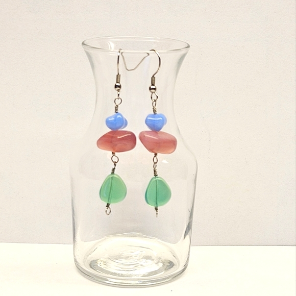 Glass Beaded Earrings - Picture 6 of 8